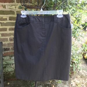 Richard Malcolm- BLACK PINSTRIPE SKIRT- Size 6- NWT